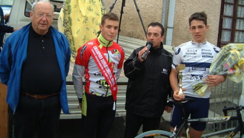 Rmi BADOC, Champion du Tarn&Gne et le vainqueur Venancio JAHANNO